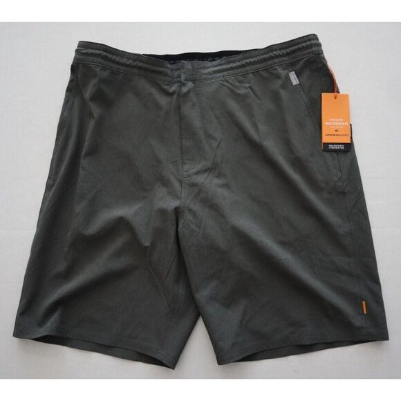 Quiksilver Waterman Collection Men's Sz 2XL Gray Suva Amphibian 20" Boardshorts - Picture 1 of 10